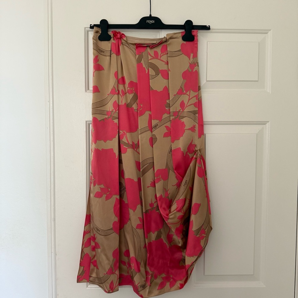 Fendi silk skirt